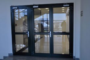 Противопожарная дверь для лестницы офиса / серия FRM33251