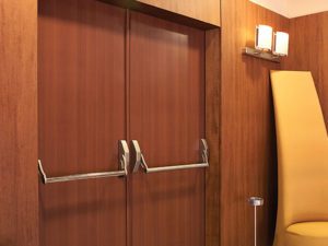 Противопожарная дверь с отделкой из МДФ / серия FRM7444